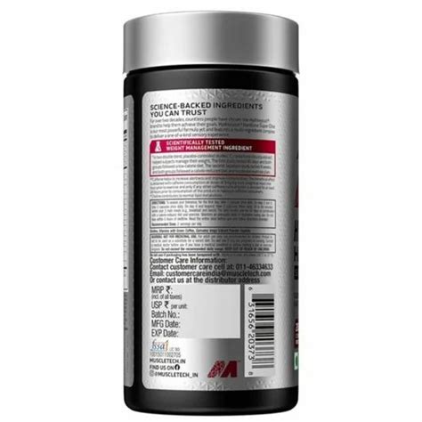 Muscletech Hydroxycut Hardcore Super Elite At Rs Piece Protein Supplement In Chennai ID