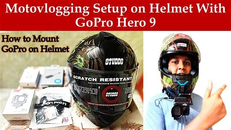 Motovlogging Setup On Helmet With GoPro Hero 9 How To Mount GoPro On