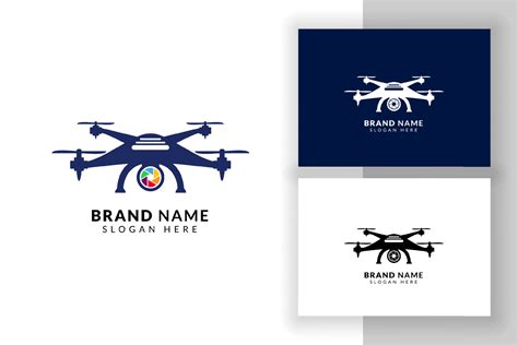 Drone Logo Design Template Drone Sign Symbol Illustration 3630721