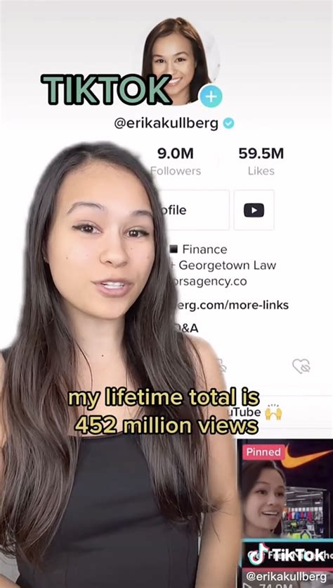 Erika Kullberg reveals how much she's made on TikTok, YouTube and Facebook