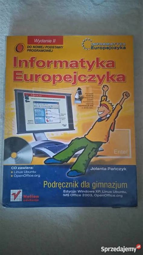 Informatyka Europejczyka Helion Podr Cznik Gimnazjum Nowa Pozna