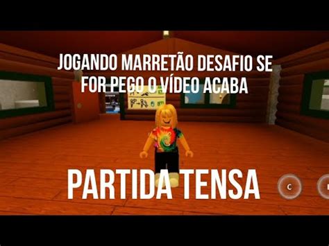 jogando marretão desafio se for pego o vídeo acaba Raylla Gamer