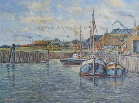 Kutter Im Hafen 60x50 Kunst Und Bildergalerie Hesel