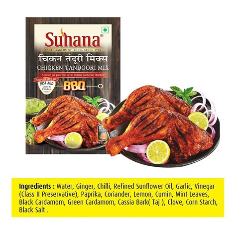 Suhana Chicken Tandoori Mix Masala Packaging Size G Packaging