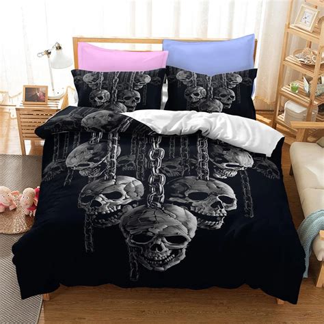 Skull Bedding Skullflow Bedding Sets Bedroom Sets Quilt Sets Bedding