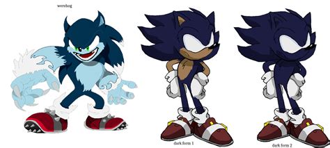 Sonic forms by mineSonic06 on DeviantArt