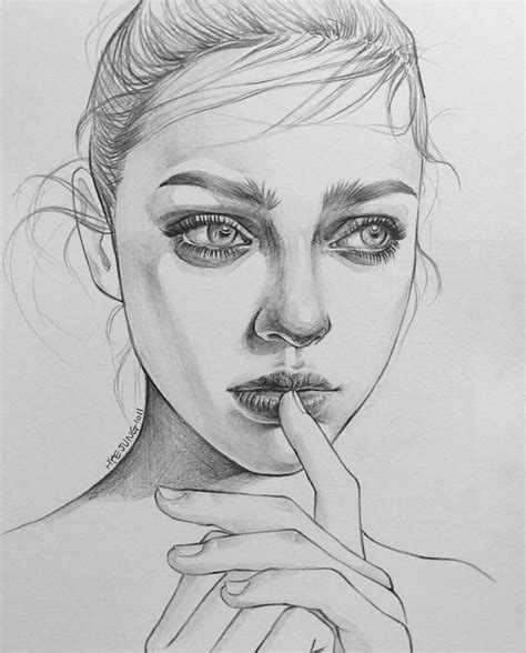 Pin By Hsssss On Draw Portrait Drawing Portrait Art Portrait Sketches