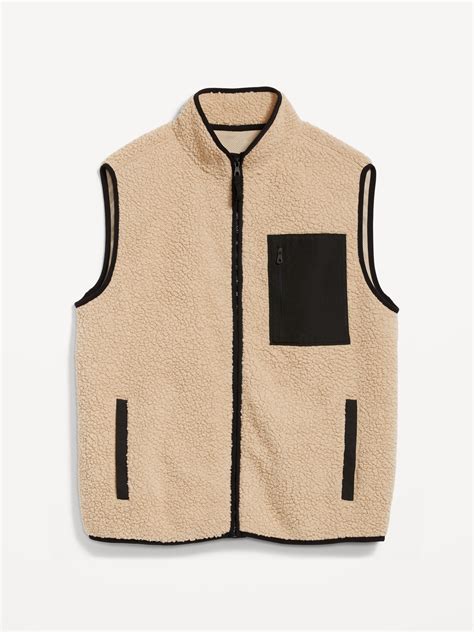 Sherpa Zip Vest Old Navy