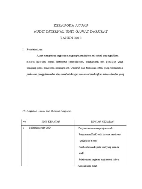 Kak Audit Ugd | PDF
