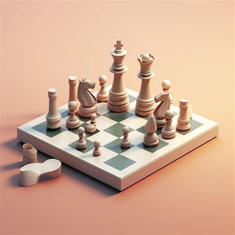 Rendu 3d Du Jeu D échecs Photo Gratuite