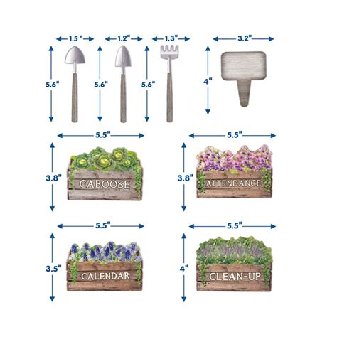 Curiosity Garden Class Jobs Mini Bulletin Board Set By Eureka