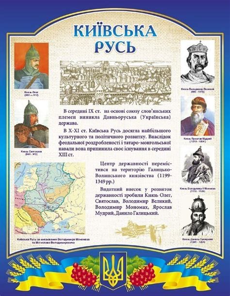 Стенд ламінований “Київська Русь” (Артикул: 9-0003) • Купити