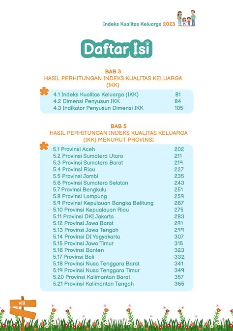 Indeks Kualitas Keluarga Nasional Provinsi Dan Kab Kota Pdf