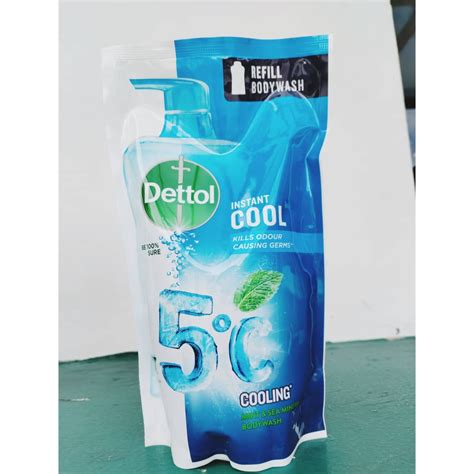 Dettol Shower Gel Refill Pack Instant Cool G Shopee Malaysia