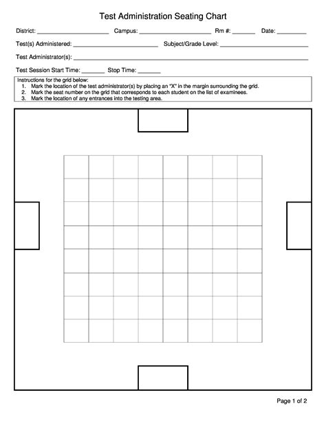 Classroom Seating Chart Template Microsoft Word | Review Home Decor