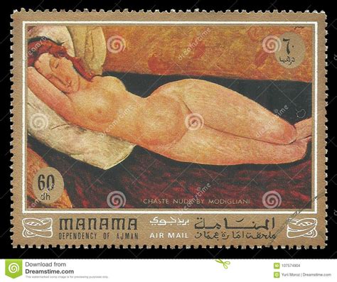 Resting Nude By Amedeo Modigliani Editorial Stock Image Image Of Collection Paint 107574904