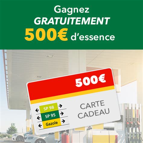 Tentez De Gagner Une Carte Cadeau Carburant De