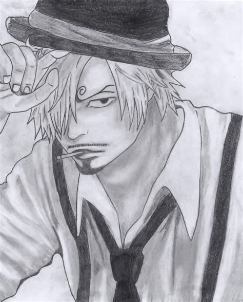 My Drawing of Sanji :) by MasterAMV on DeviantArt