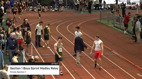 High School Boys Sprint Medley Relay Section 1 Dartmouth Relays