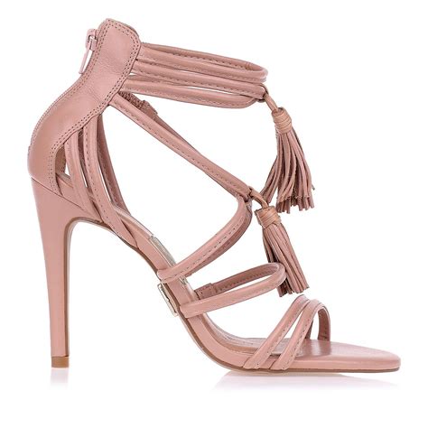 Sand Lia Salto Alto Ecoven Nude Uza Shoes Sapatos Femininos