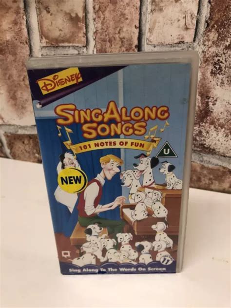 Sing Along Songs Notes Of Fun Vhs Picclick Uk