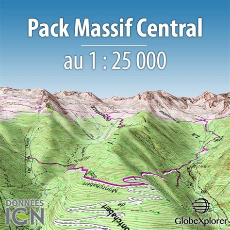 Carte Ign Au 1 25 000 Massif Central