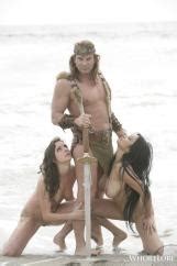 Horny Brunette Soceress Fucking Outdoors