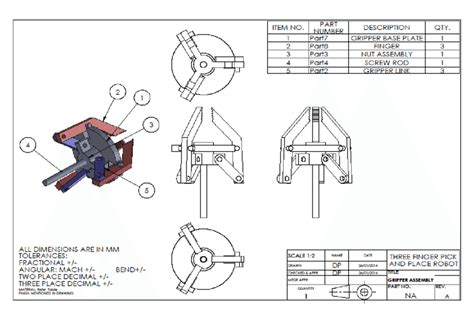 Cad Model Of Robot Assembly Download Scientific Diagram