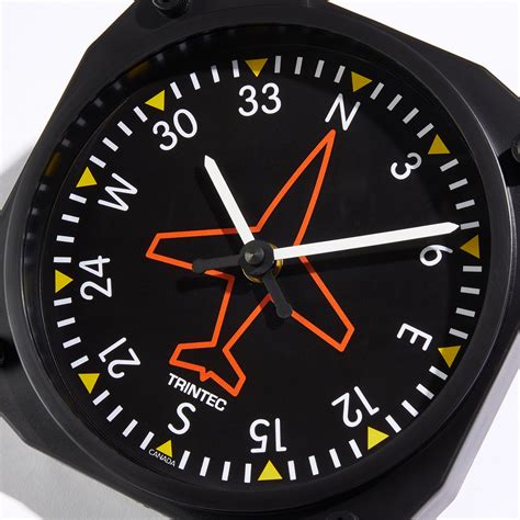 6 Directional Gyro Instrument Style Clock Trintec Industries Touch Of Modern