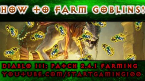 How To Farm Pets Goblin Farm Route Diablo Iii Startgaming Youtube