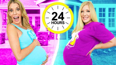 Pregnant For 24 Hours Challenge Ft Rebecca Zamolo Youtube