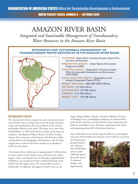 Amazon River Basin | Human Impact On The Environment | Sustainability