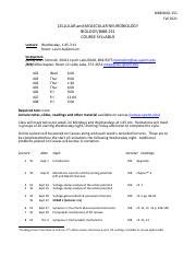 Bbb C Syllabus Doc Bibb Biol Fall Cellular And