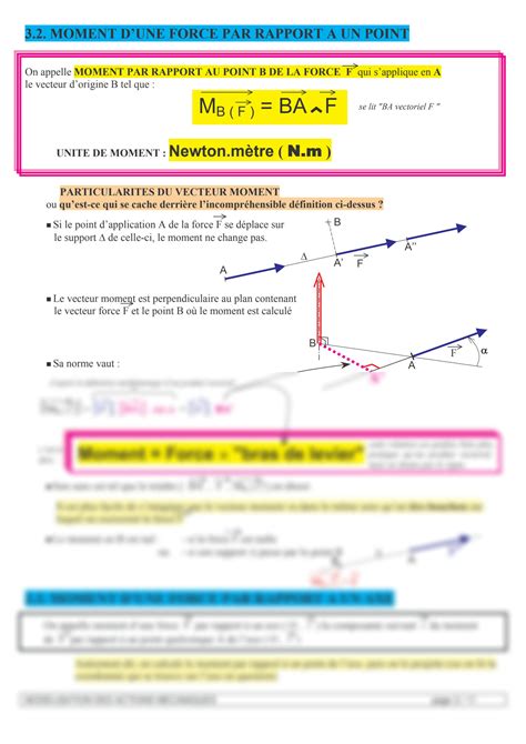 SOLUTION Modelisation Des Actions Mecaniques Cours Studypool