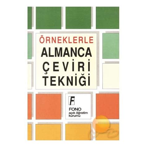 Fono Yay Nlar Fono Rneklerle Almanca Eviri Tekni I Kitab