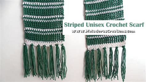 Ravelry Striped Scarf Pattern By Meladoras Creations