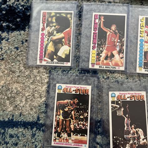 1976 77 Topps Basketball Complete Set 1 144 Julius Erving Pete