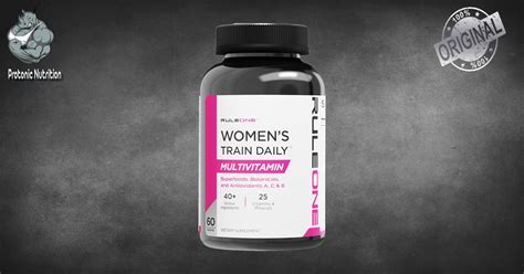 R1 Women's Train Daily 60 Tablets By Rule1 Proteins - Protonic Nutrition