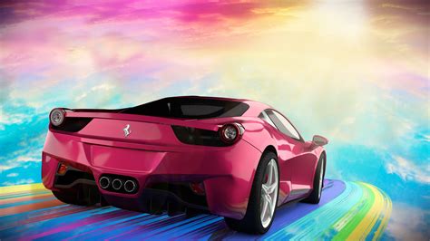 Pink Ferrari Wallpapers - Wallpaper Cave