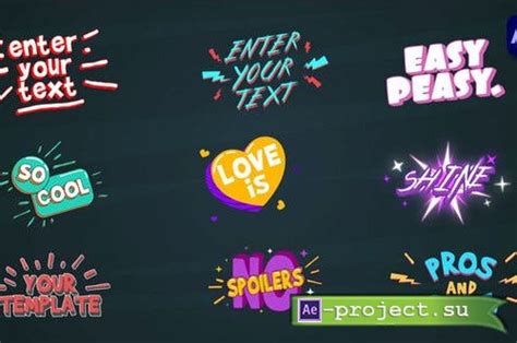 Videohive Cartoon Titles After Effects 36713408 Project For