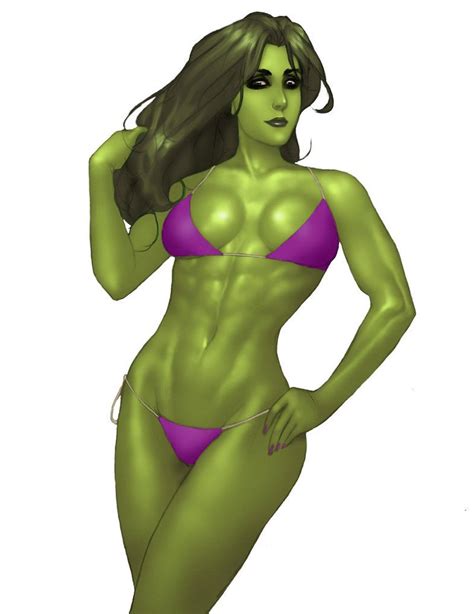 Bikini She Hulk By ArtbroSean On DeviantArt Marvel Heroes Marvel