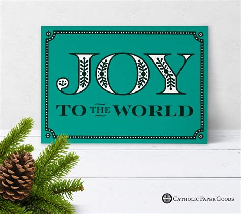 Catholic Christmas Greeting Cards Set of 5 Designs Instant Download ...