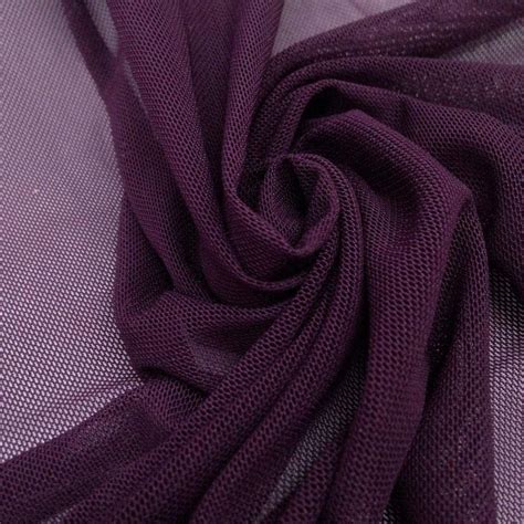 Plum Power Mesh Fabric Wide Sold By The Yard Many Colors Free