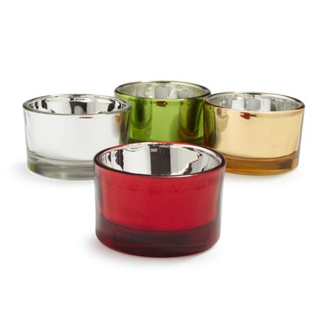 Glass Tealight Holders Sets Of Five Sur La Table Glass Tea Light Holders Tea Lights Tea