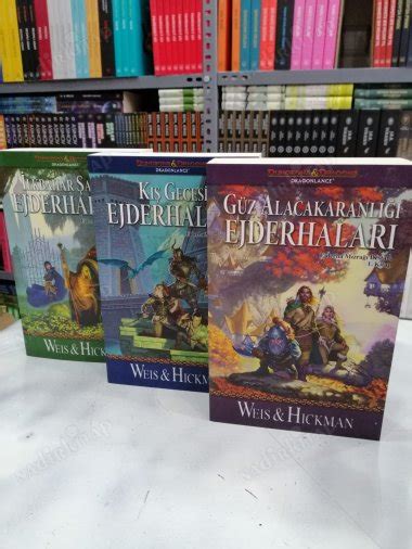 Ejderha Mızrağı Destanı 3 Kitap Takım Güz Alacakaranlığı Ejderhaları