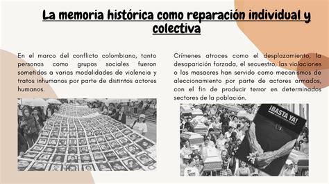 SOLUTION La Memoria Hist Rica Como Reparaci N Individual Y Colectiva