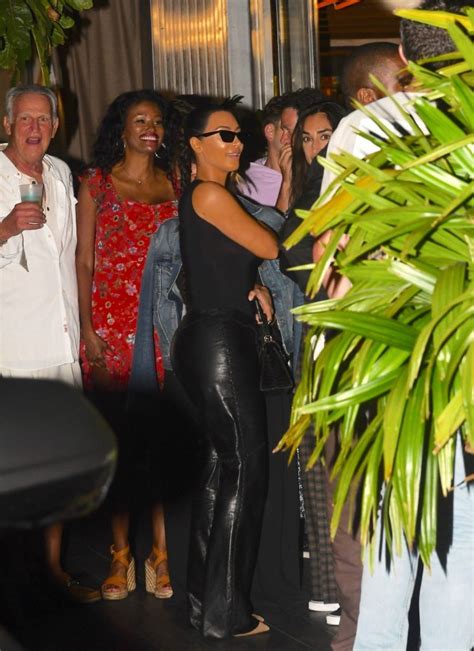 Buxom Brunette Kim Kardashian Showing Her Tits In A See Through Outfit Team Celeb