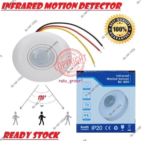 Jual Saklar Lampu Sensor Gerak PIR Switch Otomatis Motion Detector