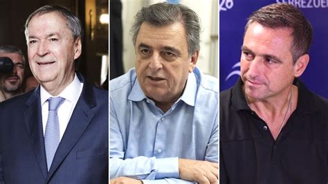 Elecciones en Córdoba Schiaretti Negri y Mestre cierran sus campañas