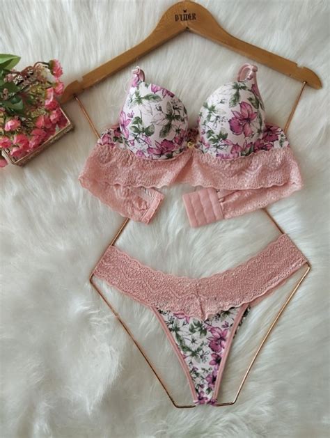 919 Conjunto de lingerie D Lider Moda Íntima